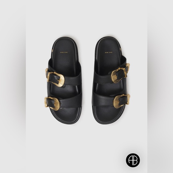 Anine Bing Waylon Slides - Picture 2 of 6